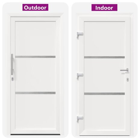 Voordeur Wit PVC 8