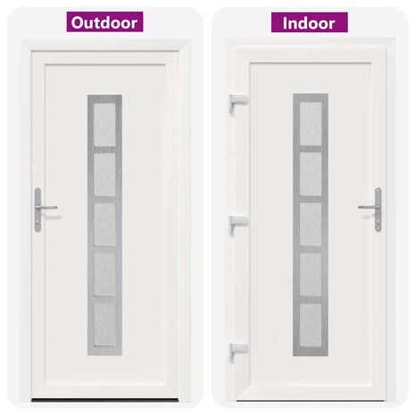 Voordeur Wit PVC 8