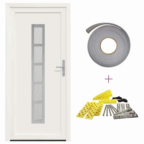Voordeur Wit PVC 2