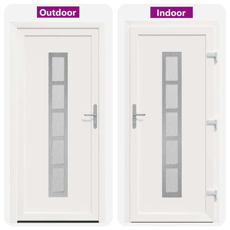 Voordeur Wit PVC 8