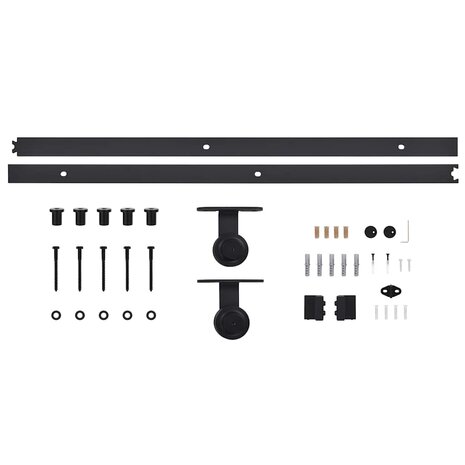 Schuifdeur Bruin 80 x 208 cm Massief grenenhout 9