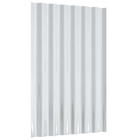Dakpanelen 12 st 60x36 cm gegalvaniseerd staal antracietkleurig 5