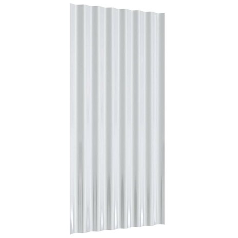 Dakpanelen 36 st 80x36 cm gegalvaniseerd staal antracietkleurig 5