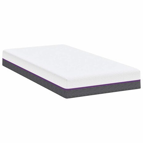 Matras Wit en Grijs 80 x 160 cm Traagschuim 5