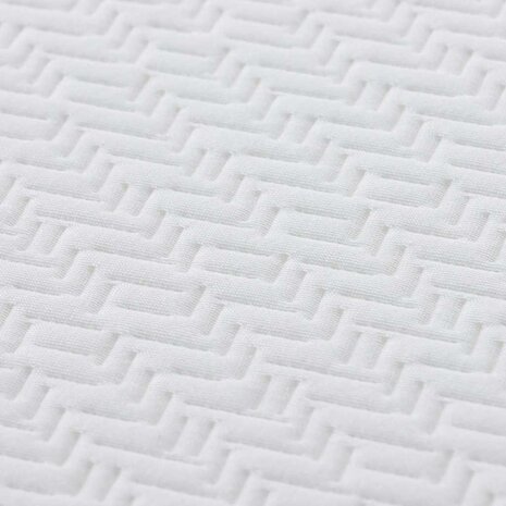 Matras Wit en Grijs 80 x 160 cm Traagschuim 9
