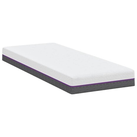 Matras Wit en Grijs 70 x 200 cm Traagschuim 5