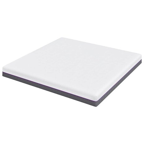 Matras Wit en Grijs 180 x 200 cm Traagschuim 5