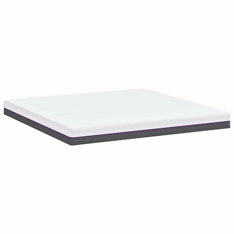 Matras Wit en Grijs 180 x 200 cm Traagschuim 6