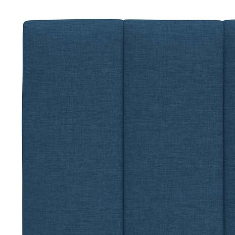 Hoofdbordkussen "Hanko" 90 cm stof blauw 7