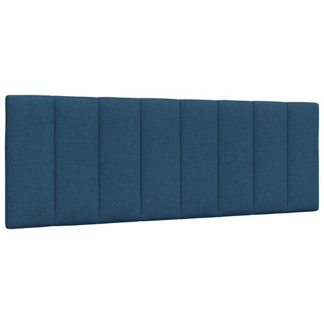 Hoofdbordkussen "Hanko" 120 cm stof blauw 1
