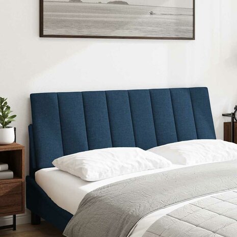Hoofdbordkussen "Hanko" 120 cm stof blauw 2