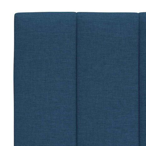 Hoofdbordkussen "Hanko" 120 cm stof blauw 7