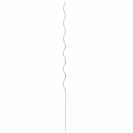 Spiraalvormige plantensteunen 20 pcs Zilver 150 cm 2