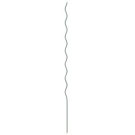 Spiraalvormige plantensteunen 5 pcs Groen 170 cm 5