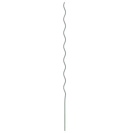 Spiraalvormige plantensteunen 5 pcs Groen 170 cm 6