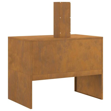Vuurkorf Bruin 80 x 50 x 96 cm Cortenstaal 8