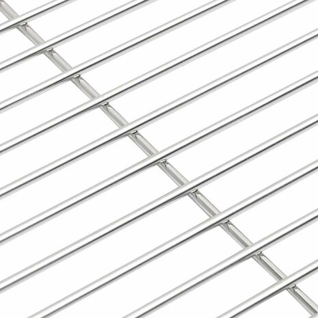 Barbecuerooster Zilver 43 x 43 cm Roestvrij staal 5