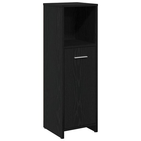 Badkamermeubelset met opslag 3 pcs Zwart Eiken 60 x 33 x 60 cm 5