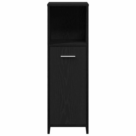 Badkamermeubelset met opslag 3 pcs Zwart Eiken 60 x 33 x 60 cm 7