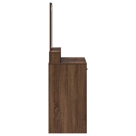 Kaptafel met lade Bruin Eiken 79 x 41 x 140 cm Bewerkt hout 7