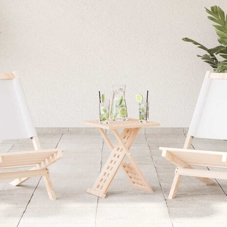 Salontafel Bruin 33 x 33 x 40.5 cm Massief walnotenhout 1