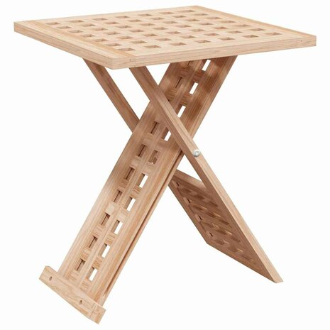 Salontafel Bruin 33 x 33 x 40.5 cm Massief walnotenhout 7