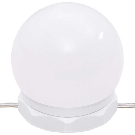 Spiegelkast met LED-verlichting 60x31,5x62 cm wit 8