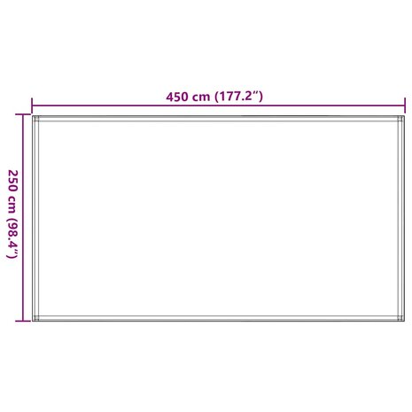 Tenttapijt 250x450 cm zwart 7