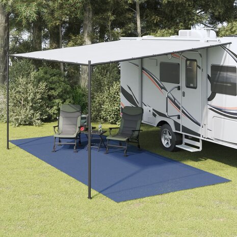 Tenttapijt 5,5x2,5 m blauw 1