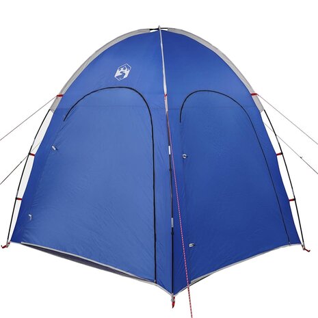 Zwembad Tent met dak azuurblauw 366 x 305 x 231 cm Polyester 2