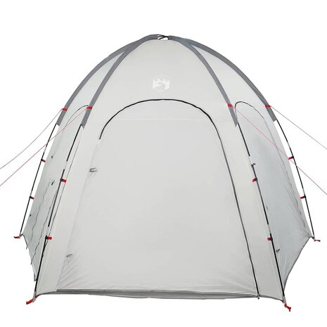 Zwembad Tent met dak Grijs 366 x 305 x 231 cm Polyester 6