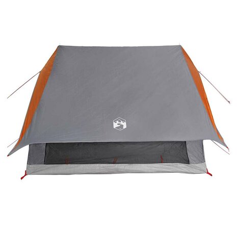Tenten met dak Grijs en oranje 256 x 266 x 185 cm Polyester 6