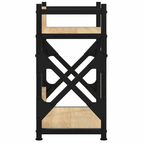 Printerstandaard 2-laags 40x20x40 cm bewerkt hout sonoma eiken 5