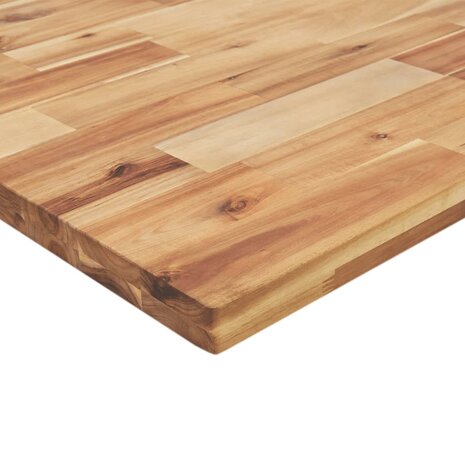 Werkbank rechthoekig 140x60x83 cm massief acaciahout 9