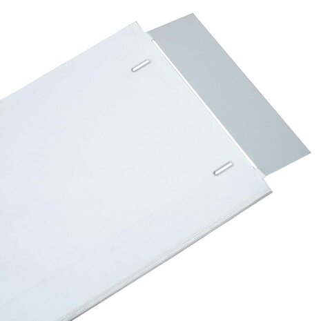 Gazonranden 5 pcs Zilver 100 x 25 x 0.07 cm 8