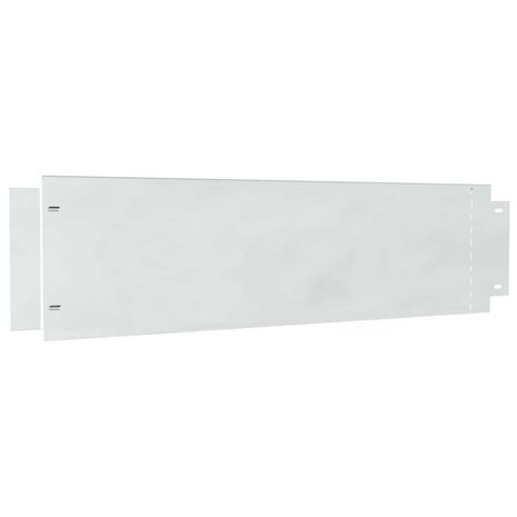 Gazonranden 10 pcs Zilver 100 x 25 x 0.07 cm 5