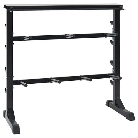 Halterrek Zwart 99 x 45 x 95.5 cm Poedergecoat staal 1