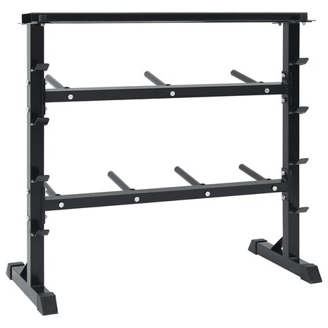 Halterrek Zwart 99 x 45 x 95.5 cm Poedergecoat staal 2