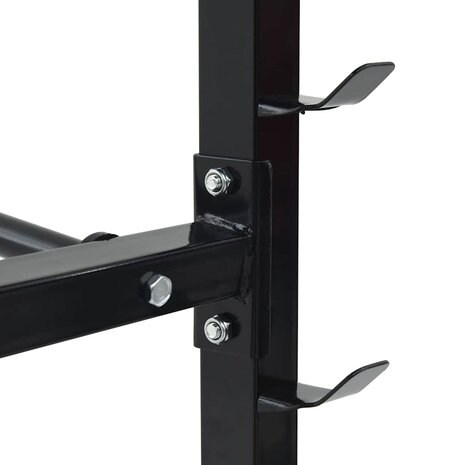 Halterrek Zwart 99 x 45 x 95.5 cm Poedergecoat staal 5