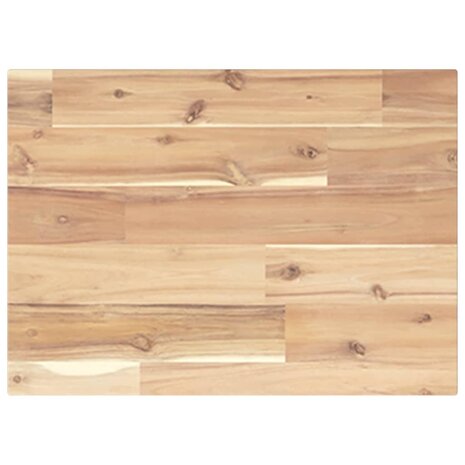 Tafelblad rechthoekig 60x30x2 cm massief acaciahout 2