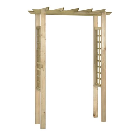 Rozenboog 150x60x204 cm geïmpregneerd hout 2