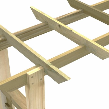 Rozenboog 150x60x204 cm geïmpregneerd hout 5