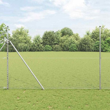 Hexagon Hek Zilver 1.5 x 10 m Gegalvaniseerd staal 1