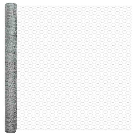 Zeskantig hekwerk Zilver 1.6 x 10 m Gegalvaniseerd staal 5