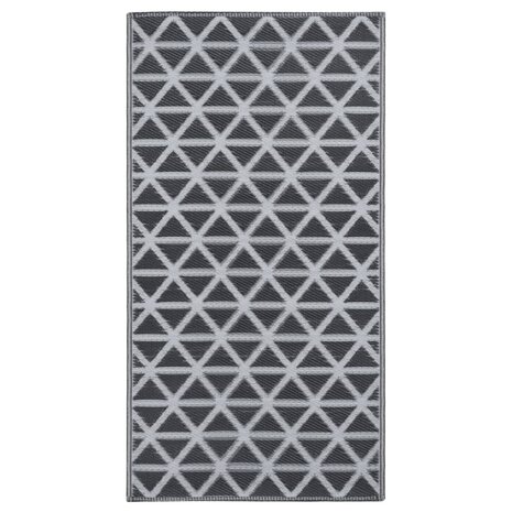 Buitenkleed ARAKIL 160x230 cm PP zwart 2
