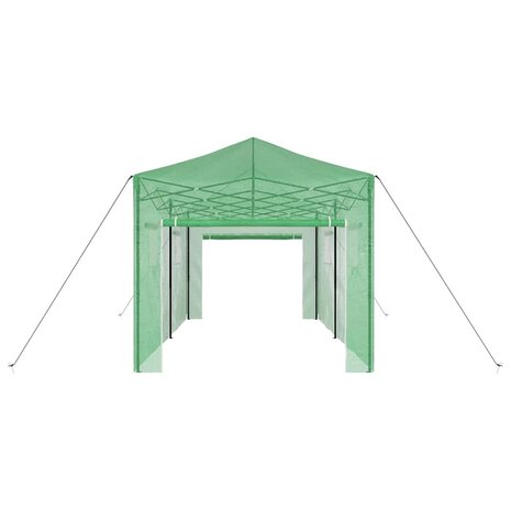 Kas met dak Groen 290 x 580 x 315 cm Staal 6