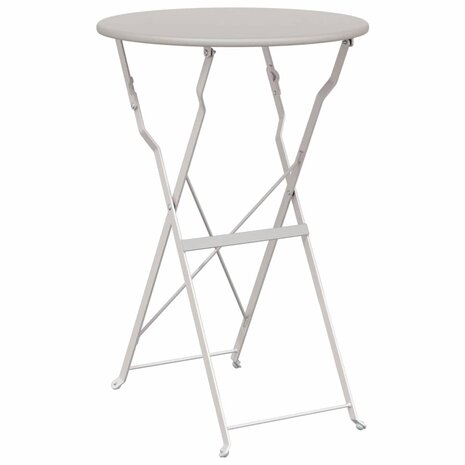 Bistrotafel Beige Ø50x71 cm Poedercoating staal 2