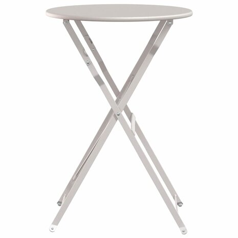 Bistrotafel Beige Ø50x71 cm Poedercoating staal 5