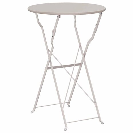 Bistrotafel Beige Ø50x71 cm Poedercoating staal 6