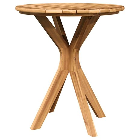 Bistrotafel Bruin 70 x 70 x 75 cm Massief teakhout 2